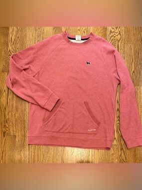 The Black Dog Men's Rose Crewneck Sweatshirt with Pocket
